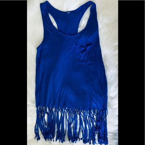 F21 Blue Tank - Picture 3 of 3